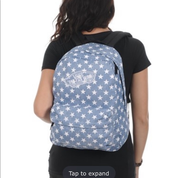vans backpack stars